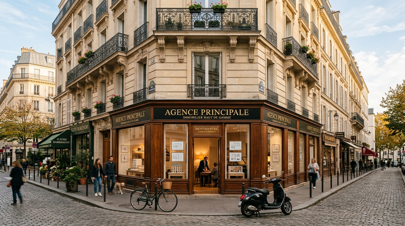 Agence Principale Paris Montmartre au 14 rue Damrémont, 75018 Paris